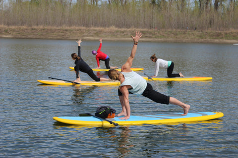 sup yoga class