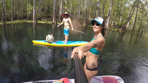 Paddling the Ichetucknee River