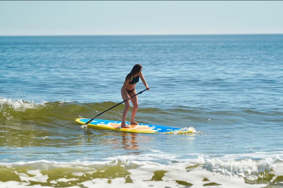 glide lotus, glide sup, paddle boarding, sup surf, surf girl