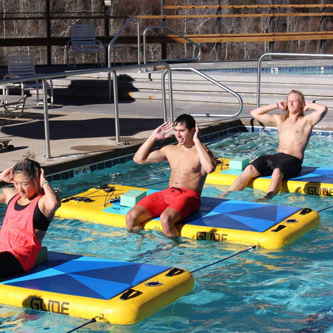 sit ups on a paddleboard