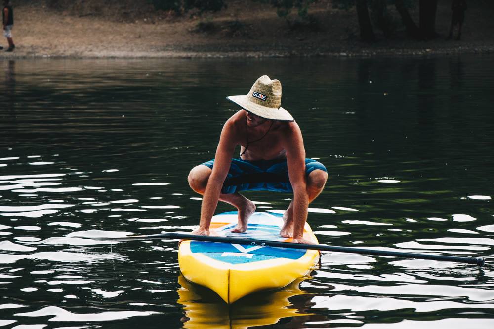 How to stand up on your paddle board