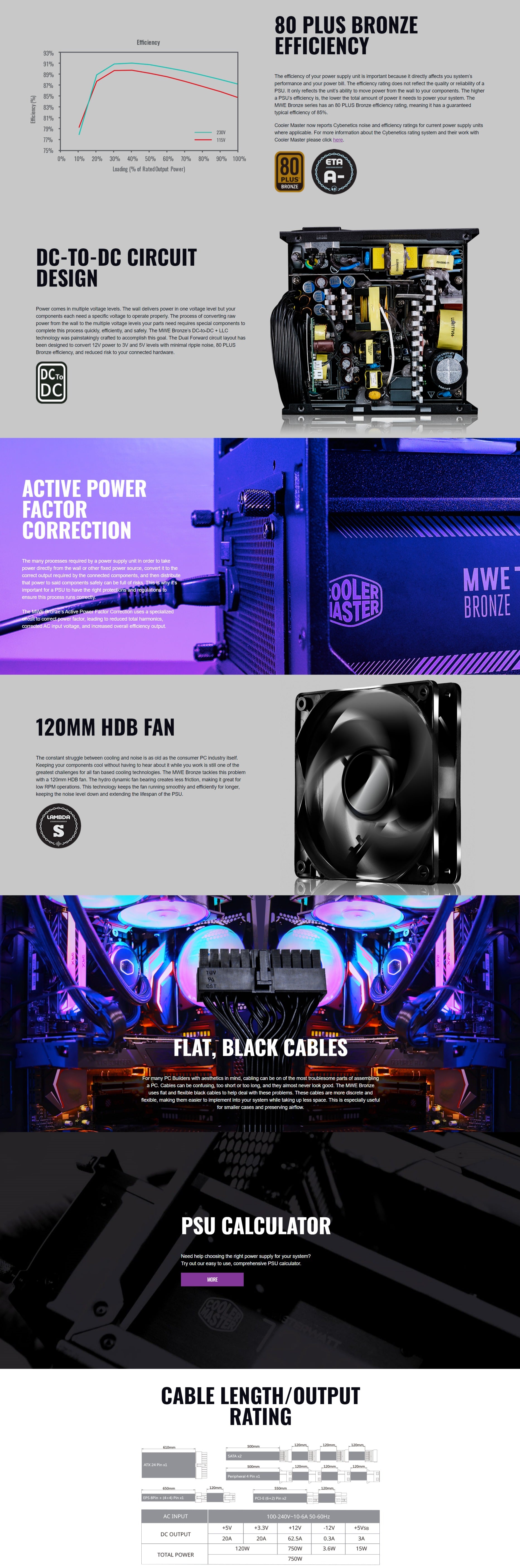 Cooler Master MWE 750 Bronze V2 750W 80 Plus Bronze