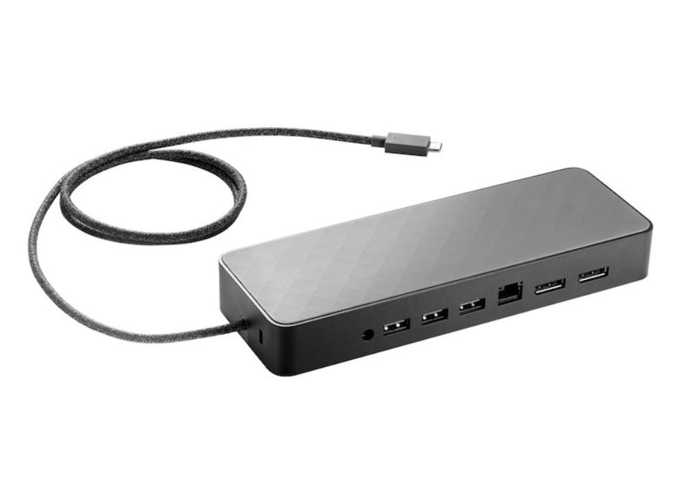 HP USB Type-C Universal Dock Non-Flash w/4.5mm adapter 1xUSB3.0 1xType ...