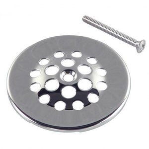 Danco Hair Catcher Strainer for Stand-Alone Shower Drain Cover with Baskets  in Chrome, 10529 