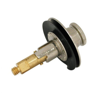 Touch-Toe Bathtub Drain Stopper in Polished Brass - Danco