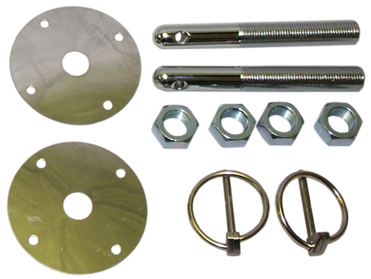 Hood Pin Kit Steel 2 Pins Howe Racing Enterprises Inc