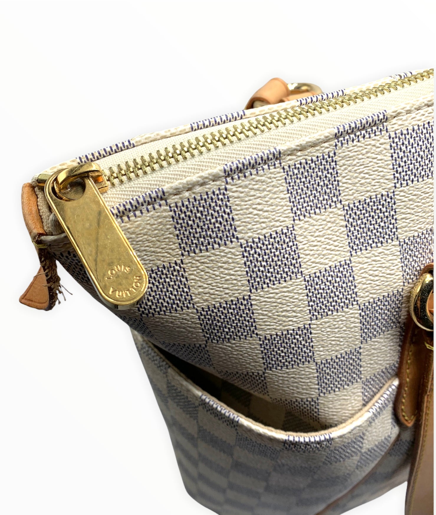 Totally MM Damier Azur  Keeks Designer Handbags