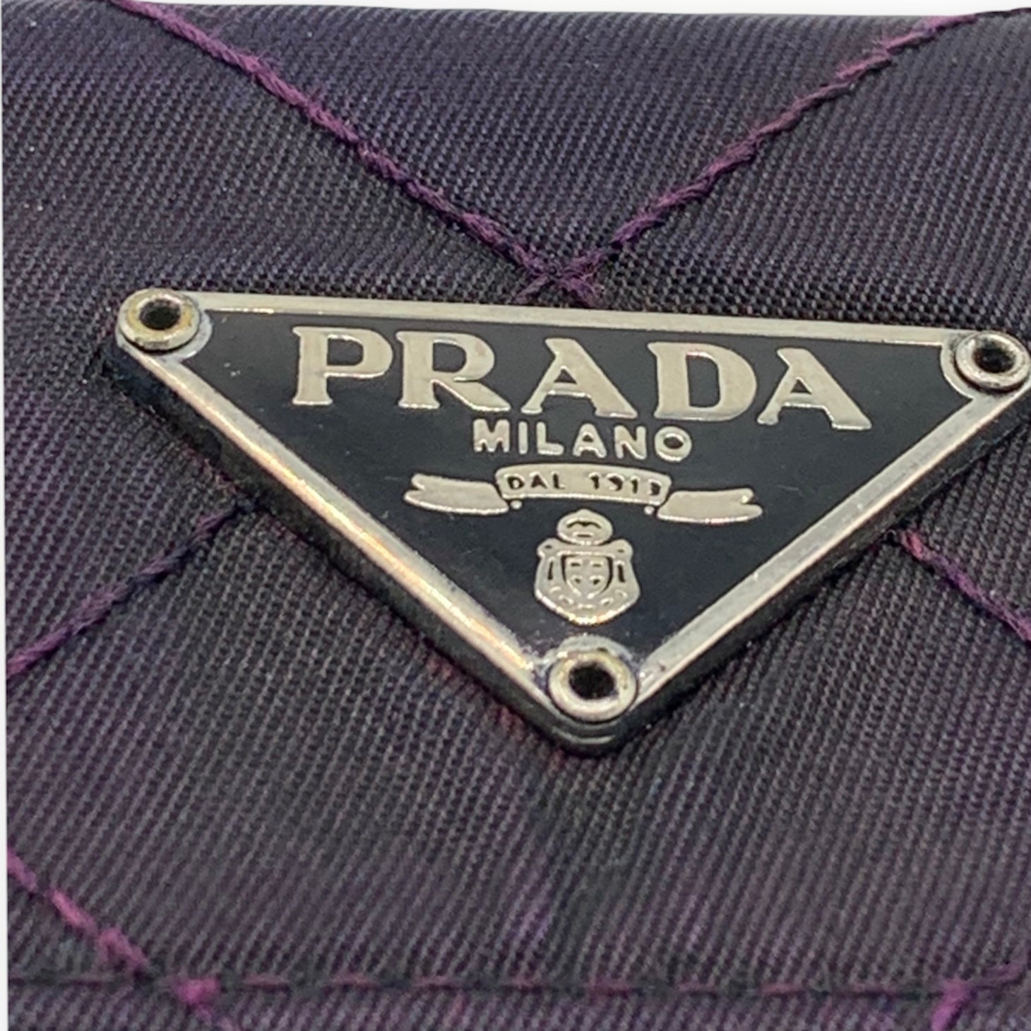 PRADA Nylon 6 Key Holder / Case w Logo – Collections Couture