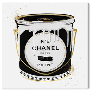 CoCo Chanel Soup Can, Black Frame – Le'Blanc Home Boutique