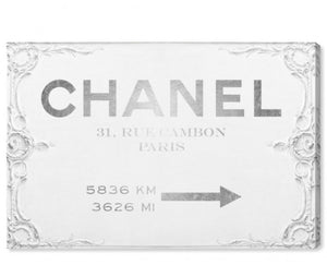 Louis Vuitton Road Sign, 20x30 Canvas – Le'Blanc Home Boutique