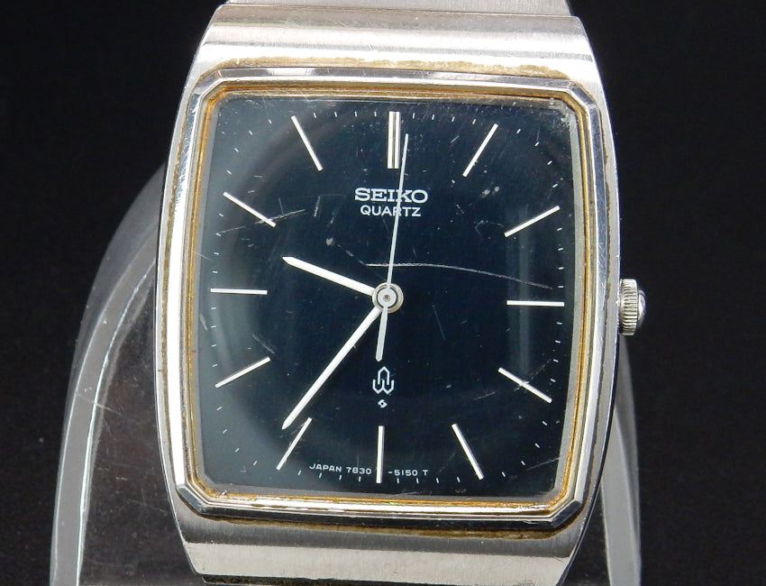 For Repair Parts) Seiko Quartz Vintage Mens Watch 7830-5150 – Watch Labo  Daruma by Sendo Watchmaker
