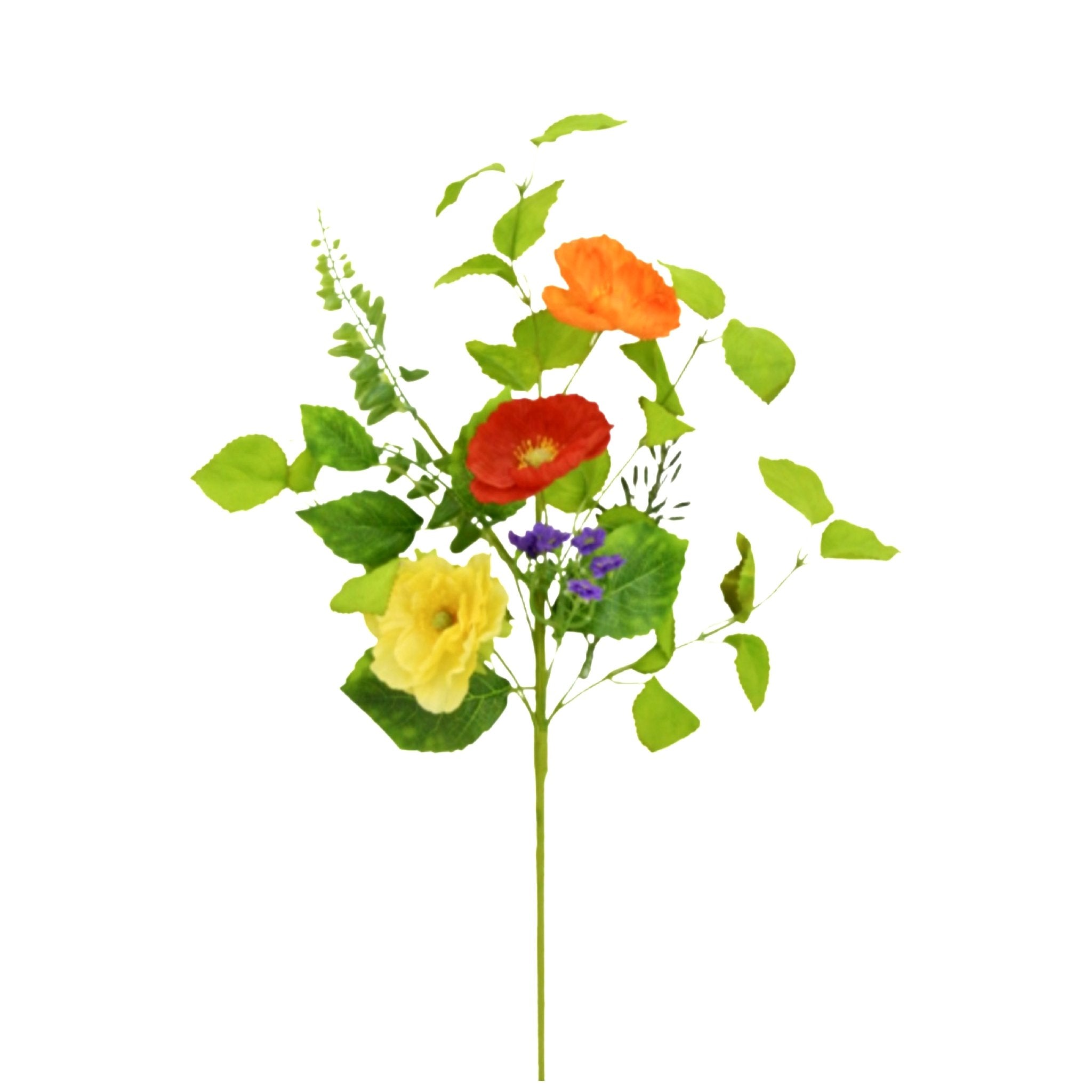 Artificial Poppy pick with greenery - Greenery Marketartificial flowers62779