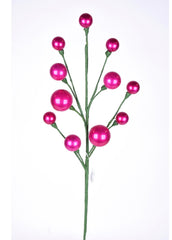Hot pink jewel toned velvet luster 1” farrisilk wired ribbon