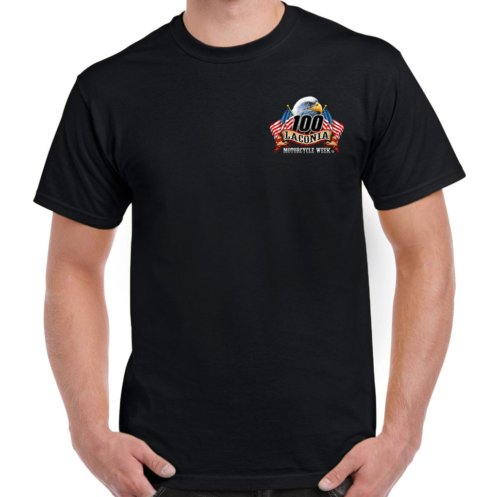 2023 Laconia Motorcycle Week America Strong T-Shirt