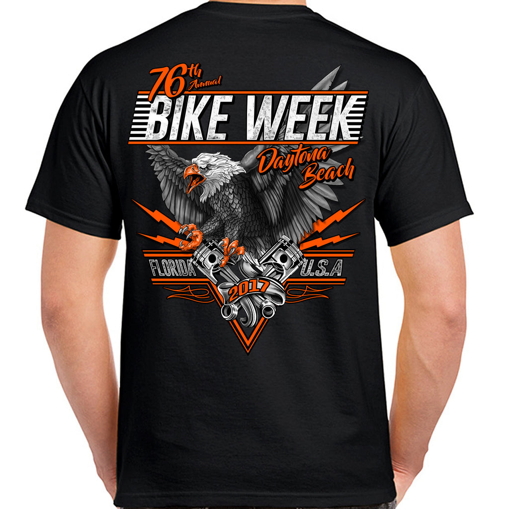 2017 Bike Week Daytona Beach Wild Eagle T-Shirt | Biker Life Clothing