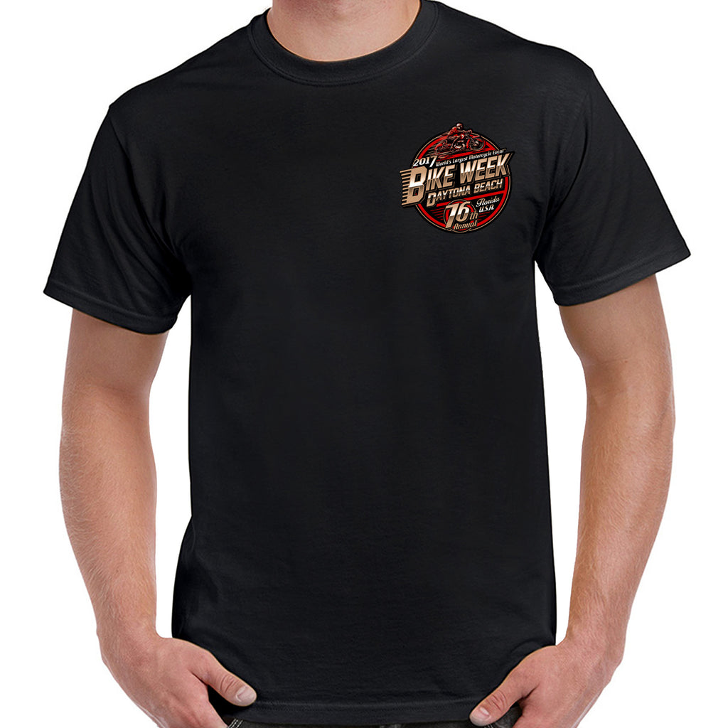 2017 Bike Week Daytona Beach Official Logo T-Shirt | Biker Life Clothing