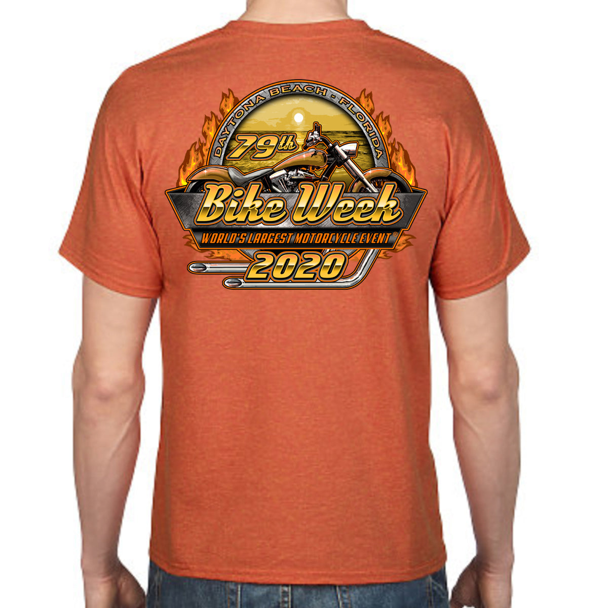 2020 Bike Week Daytona Beach Official Logo T-Shirt – Biker Life Clothing