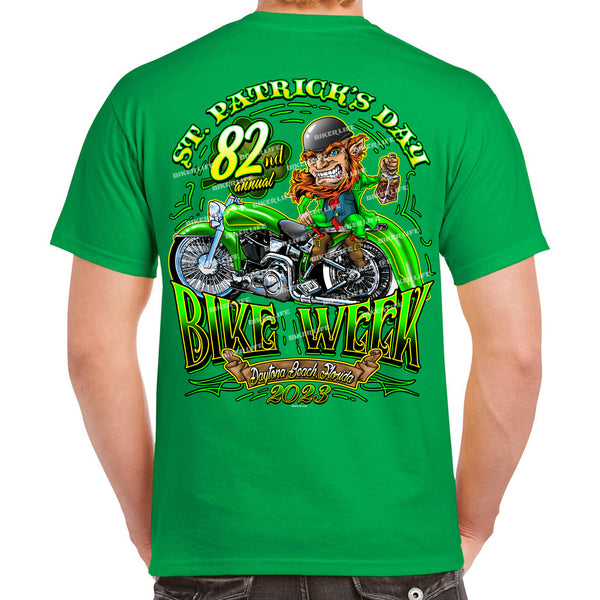 2023 Bike Week Daytona Beach St. Patrick’s Day T-Shirt – Biker Life ...