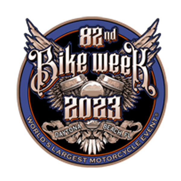 2023 Bike Week Daytona Beach Official Logo Sticker – Biker Life Clothing