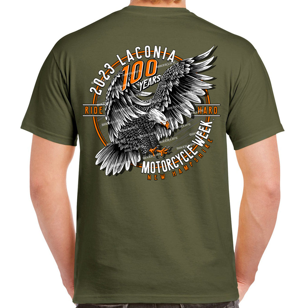 2023 Laconia Motorcycle Week Eagle Landing T-Shirt