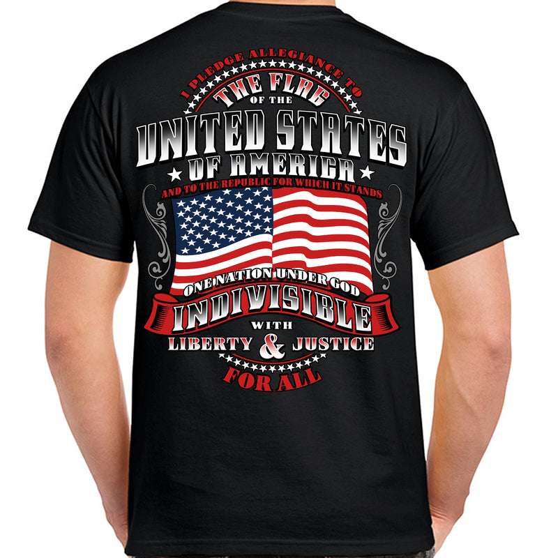 Pledge of Allegiance T-Shirt – Biker Life Clothing