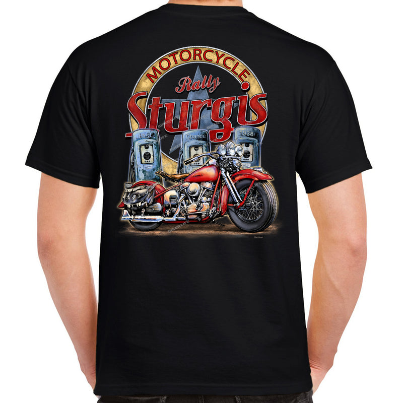 Nostalgia 1938 Sturgis Motorcycle Rally Pumped Up T-Shirt – Biker Life ...