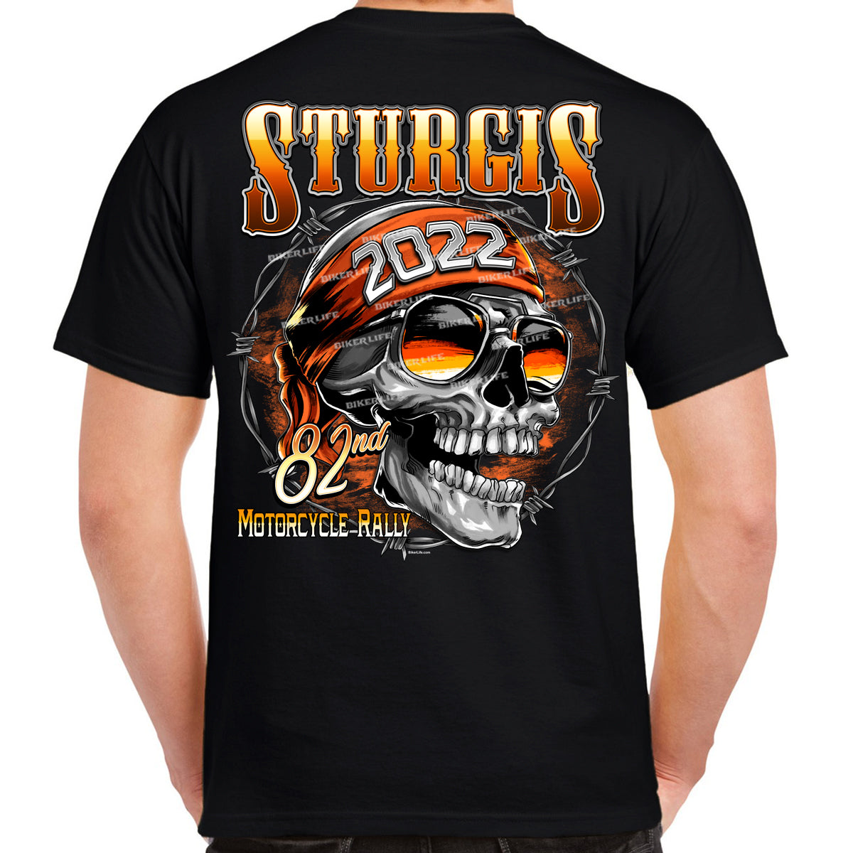 Color:BLACK:2022 Sturgis Motorcycle Rally Stay Rad T-Shirt