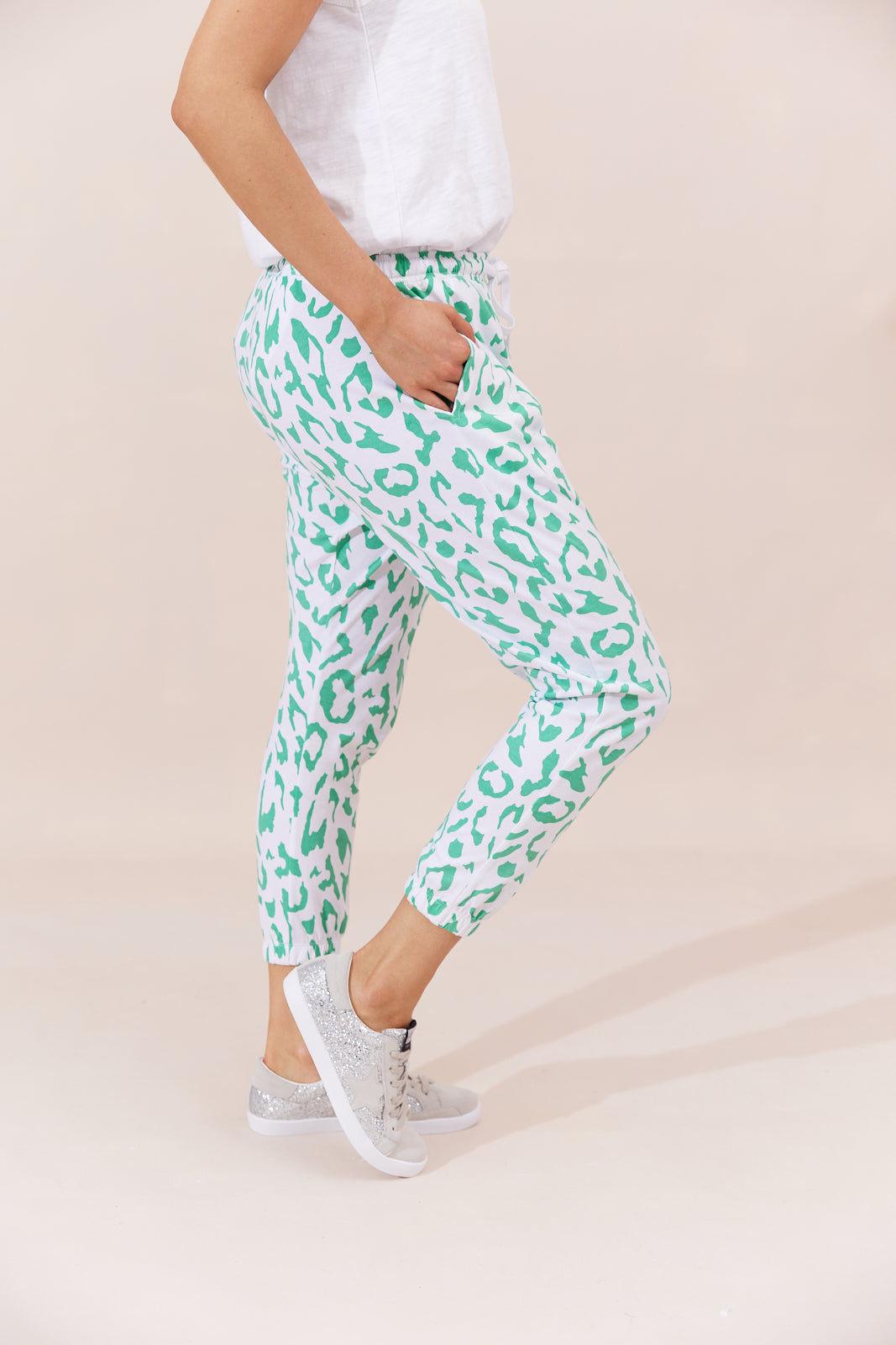 Women's Green Leopard Sadie Pants | Jovie the Label Australia – Jovie ...