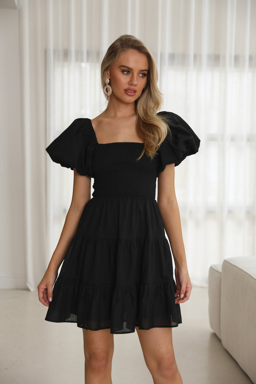Salty Air Mini Dress Black | Hello Molly