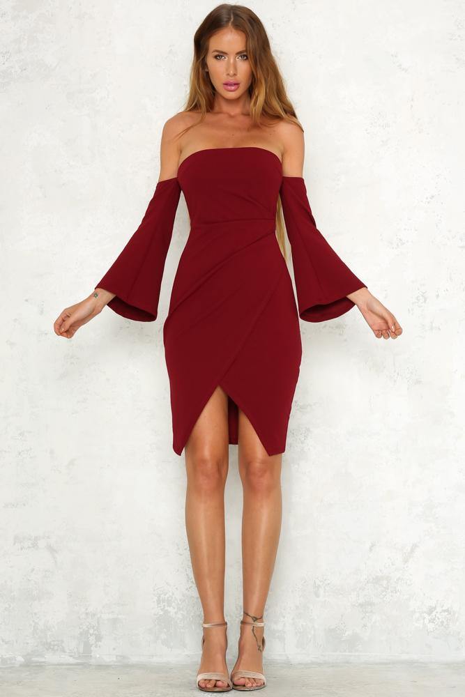 Digital Love Dress Wine | Hello Molly