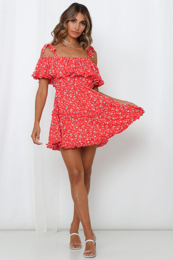 Pick The Poppies Dress Red | Hello Molly