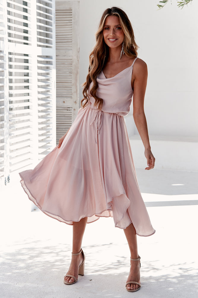 Bayshore Midi Dress Nude - Image 3