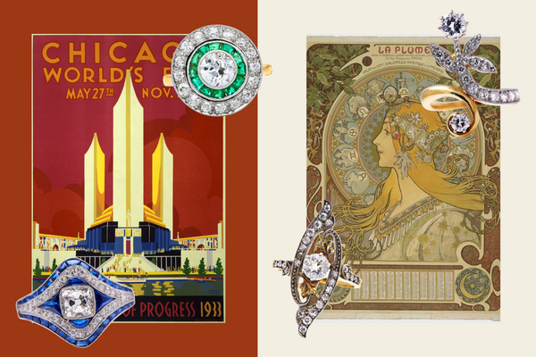 Art Deco design vs Art Nouveau