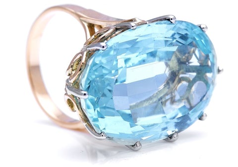 Aquamarine | Antique rings | vintage rings | Aquamarine jewellery 