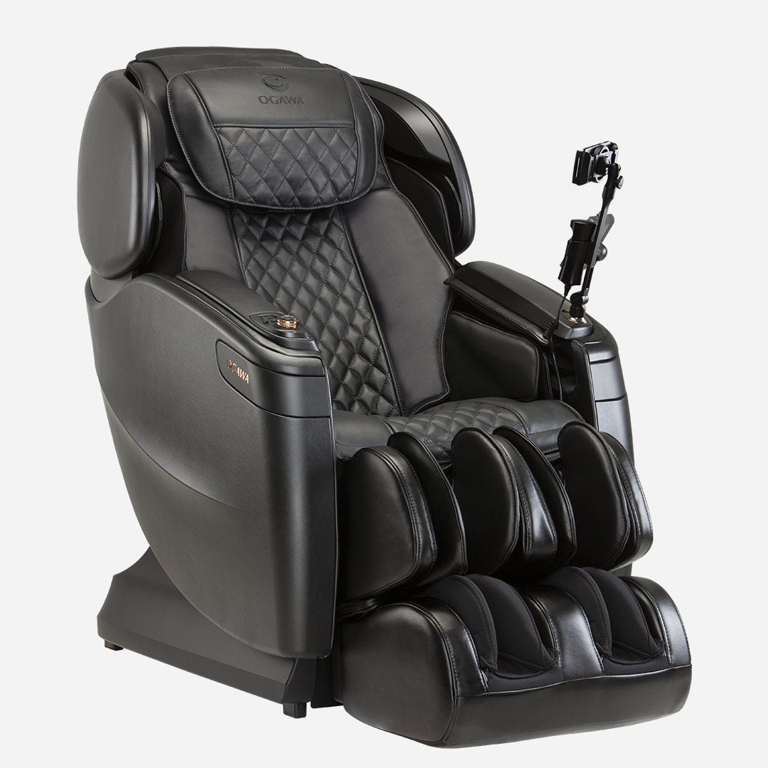 black massage chair