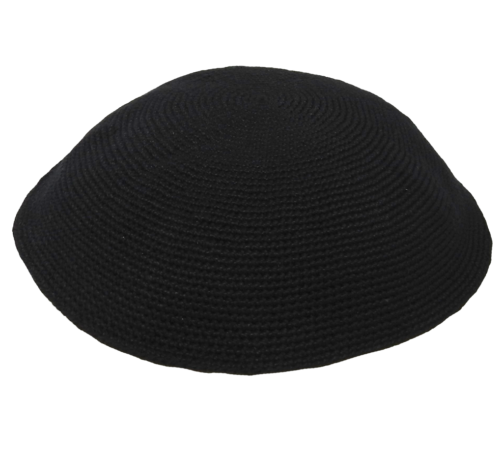 klipped kippahs black suede