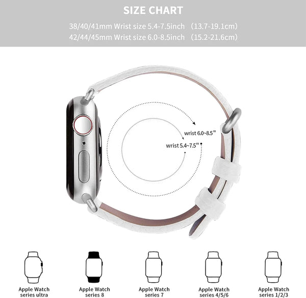 Leather Apple Watch Bands Size Guide - Bomonti