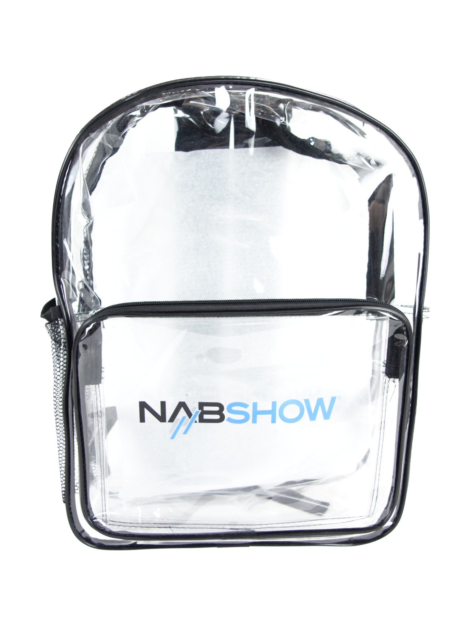 N.A.B Show Clear Backpack with Black Trim