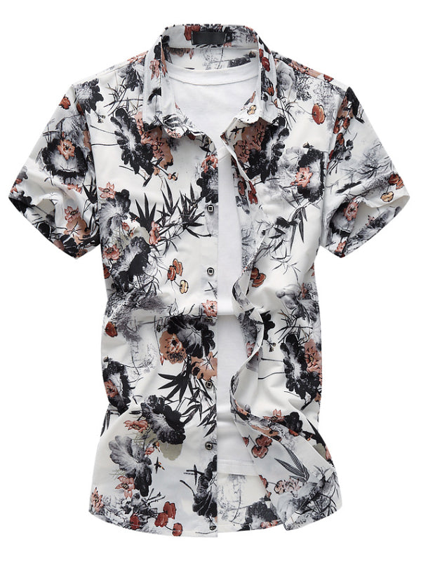 floral summer shirt