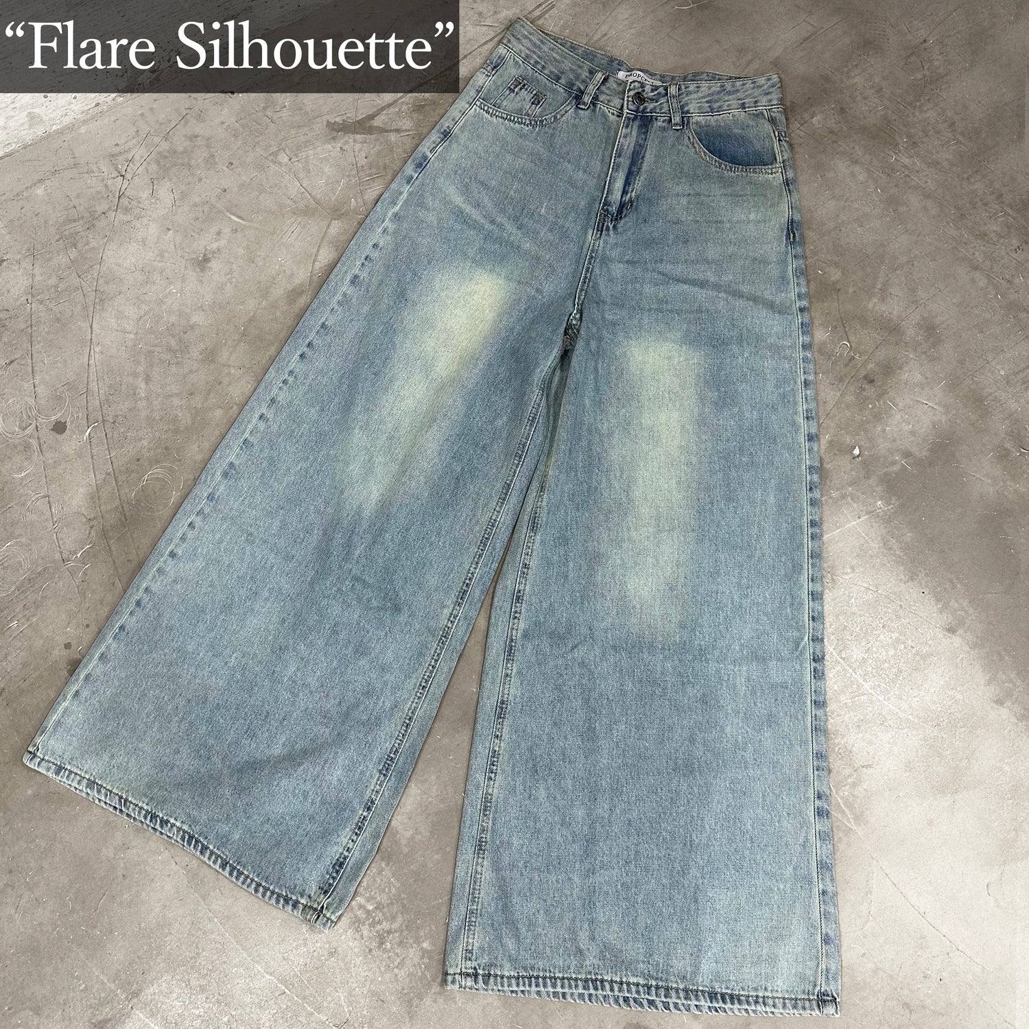 Wide Flare Denim Pants – PROPCELL