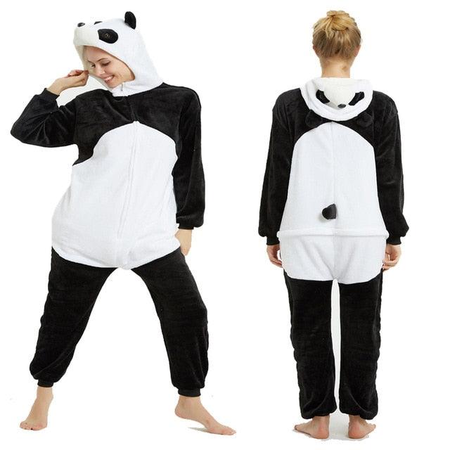 Cute Panda Bear Flannel Onesie – ABDL Diapers