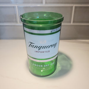 Tanqueray 1L Hand Cut Upcycled Liquor Bottle Candle - Choose Your Scent