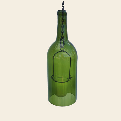 Upside-down wine bottle multi-purpose holder – Pawsitively Lit