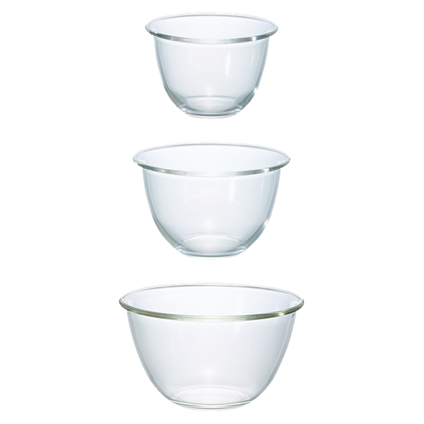 Hario Japanese Nesting Prep Bowls Hario (Set of 4), Microwave-Safe Glass on  Food52