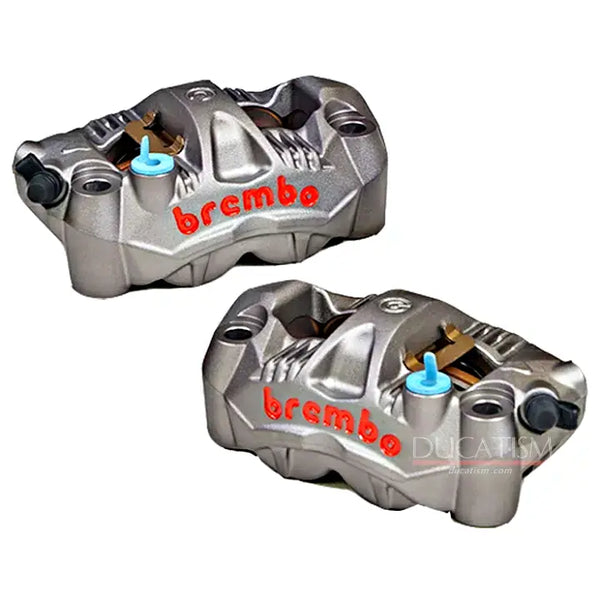 brembo GP4-RS モノブロックラジアルマウントブレーキキャリパー 30/30 108mm 左右セット パッド付 220.C783.10 ブレンボ純正品