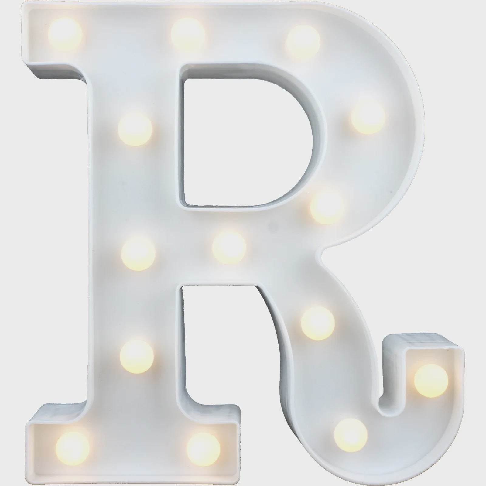 r letter light