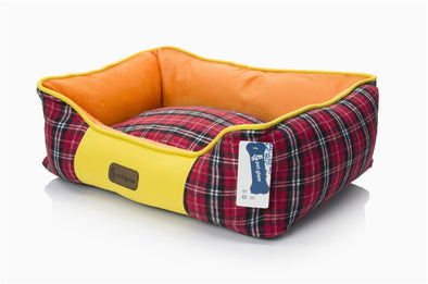 Scottish Dog-Bed with Washable Cover-Small Cats & Dogs