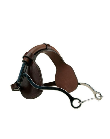 Hand-Tied Over-the-Nose Bosal Bridle Leather