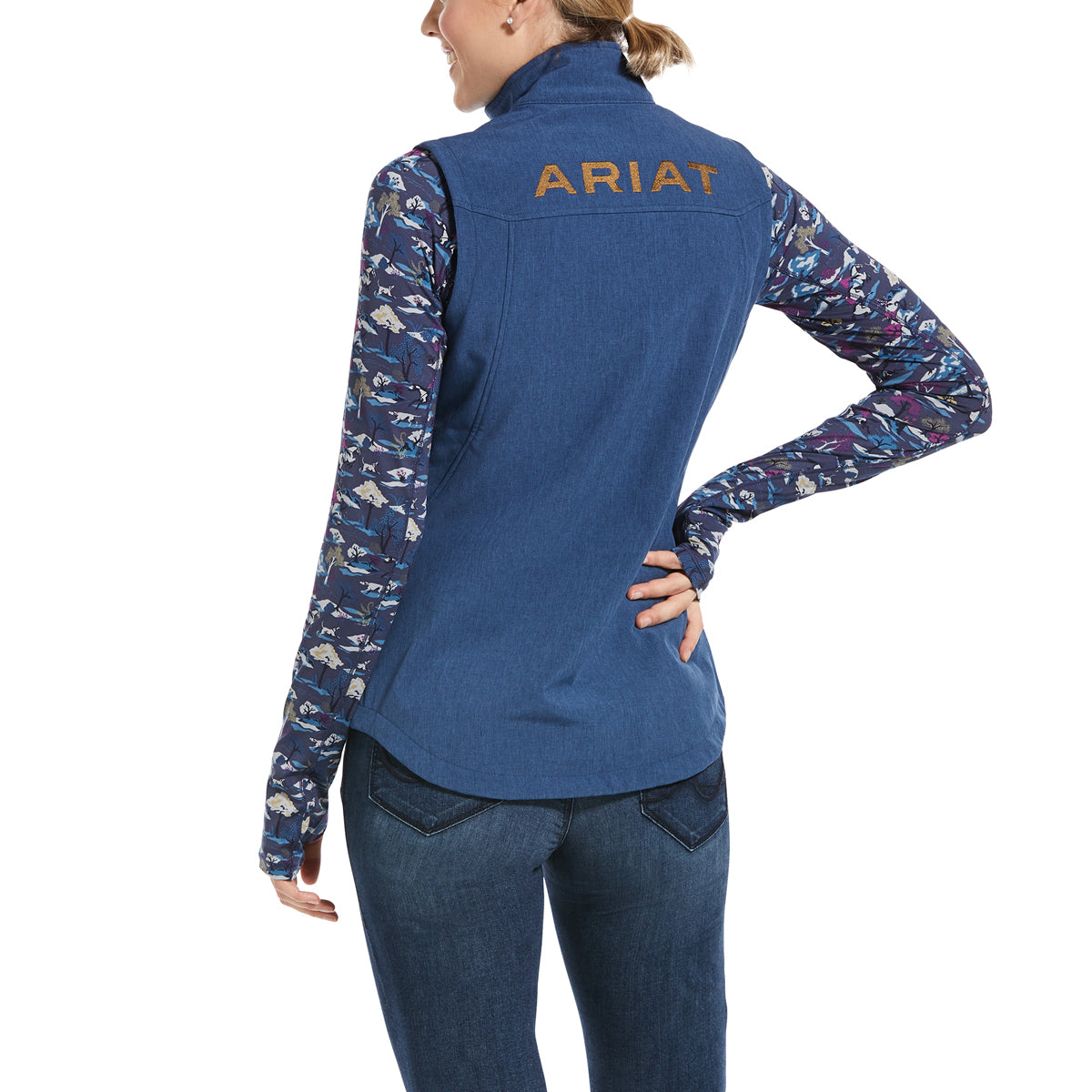 ariat women's softshell vest