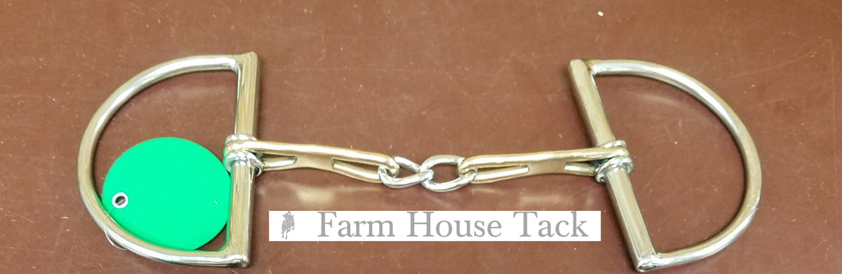 Custom Made Peter Pletcher Dee Ring Tear Drop Snaffle Bit | Farm House Tack